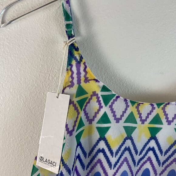 Lagaci Flounce Top With Adjustable Straps Size Large - Picture 3 of 9